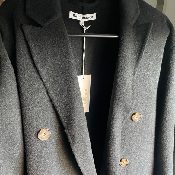 Reformation Leighton Coat- with tags - Picture 6 of 6